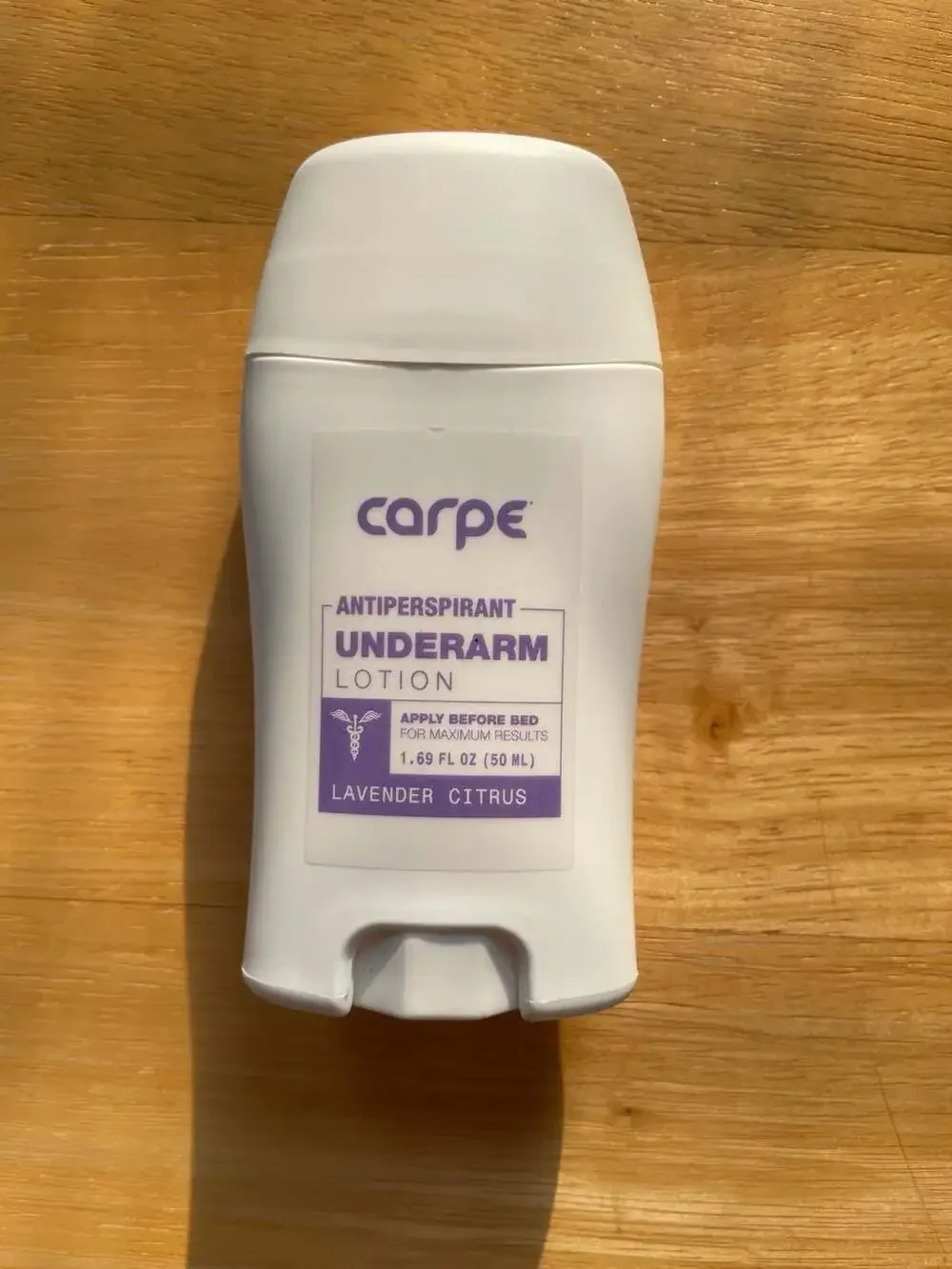 Carpe Antiperspirant Underarm Lotion - Lavender Citrus - 1.69 fl oz